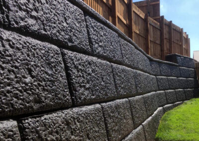 Rock Lock retaining wall