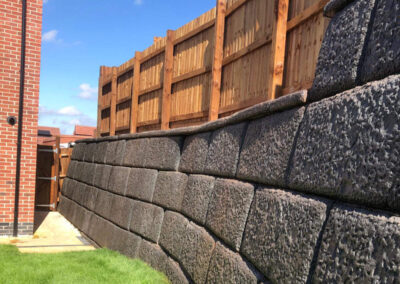 Rock Lock retaining wall