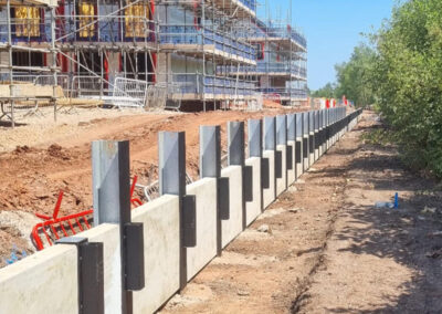 Commercial retaining wall