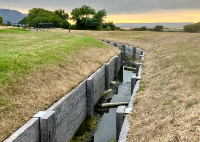 Commercial retaining wall