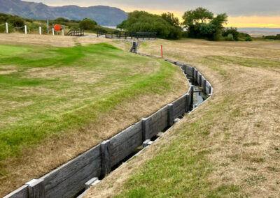 Commercial retaining wall