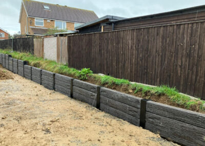 Commercial retaining wall