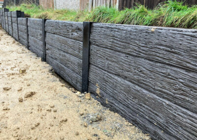 Commercial retaining wall