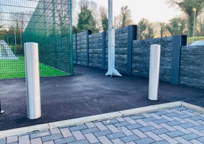 Commercial retaining wall
