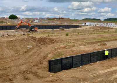 Commercial retaining wall