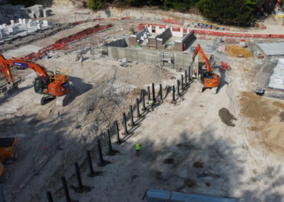 Commercial retaining wall