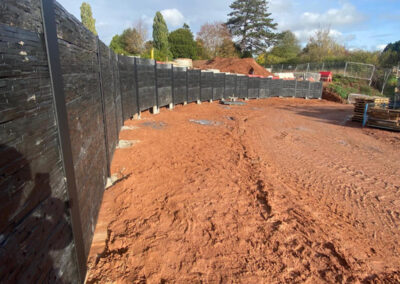Commercial retaining wall