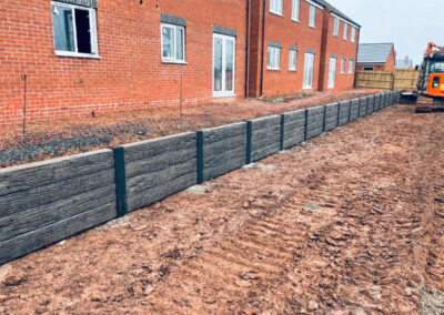Commercial retaining wall