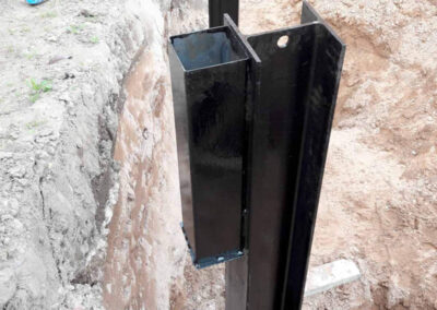 Commercial retaining wall