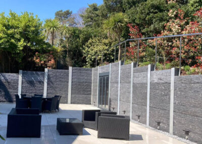 Commercial retaining wall
