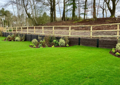 Residential retaining wall