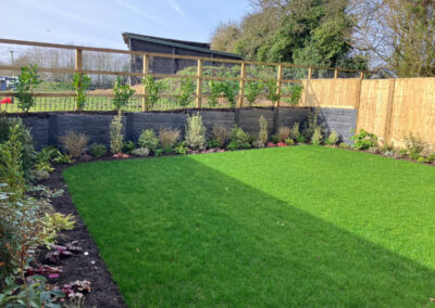 Residential retaining wall