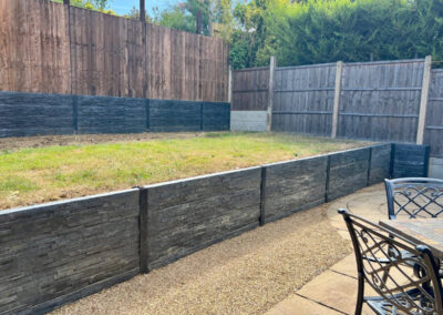 Residential retaining wall