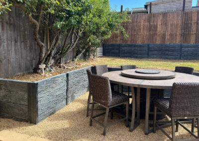 Residential retaining wall