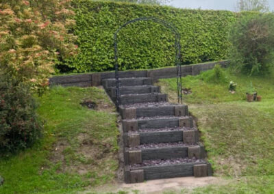 Residential retaining wall